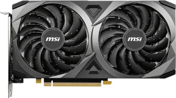 Видеокарта MSI NVIDIA GeForce RTX 3060 (RTX 3060 VENTUS 2X 8G OC) RTX 3060 VENTUS 2X 8G OC, 8 Гб, GDDR6